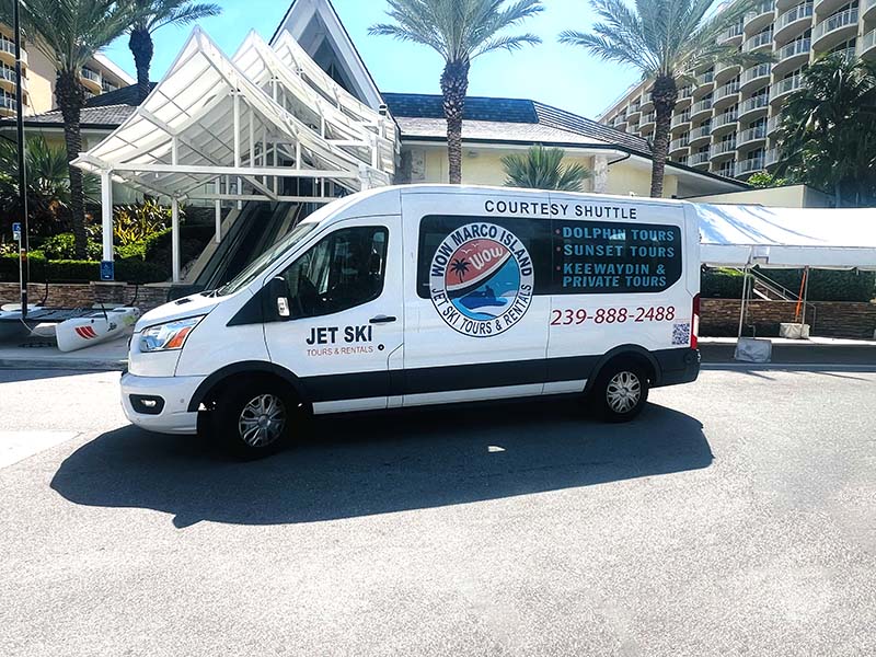 Jet Ski Hotel Mini bus pickups